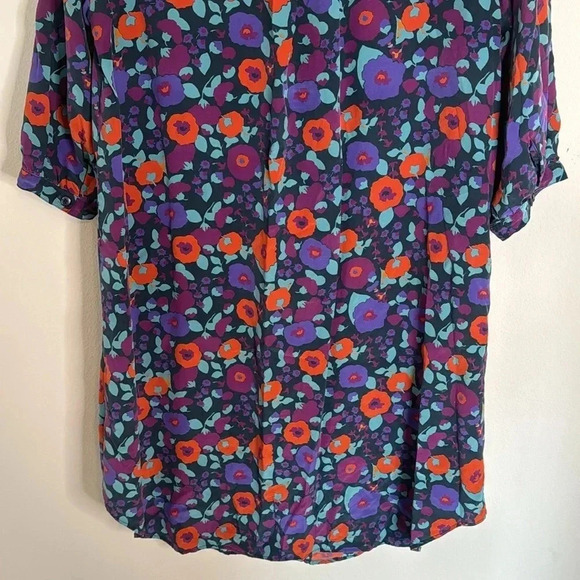 Tucker Floral Shirt Dress Size Small - Picture 6 of 7